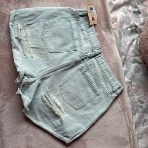 Tiger Mist high rise denim shorts(never worn)